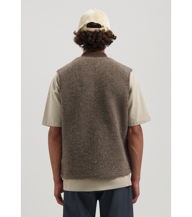 Dstrezzed DS_Nils Gilet 276 Vintage khaki
