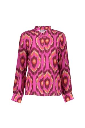 Geisha Blouse print 420 Pink