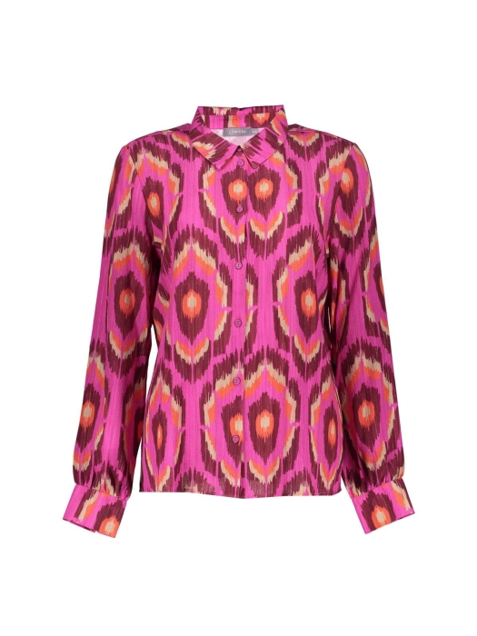 Geisha Blouse print 420 Pink