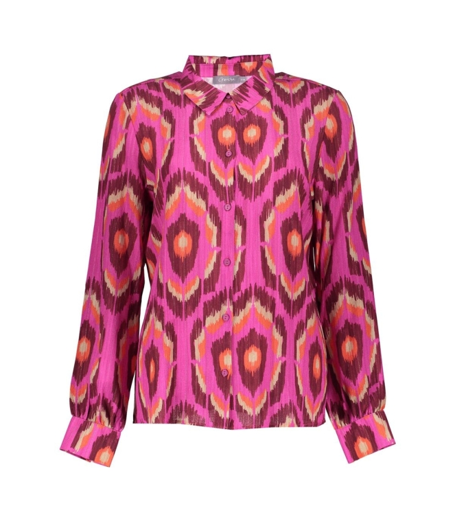Geisha Blouse print 420 Pink