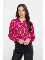 Geisha Blouse print 420 Pink