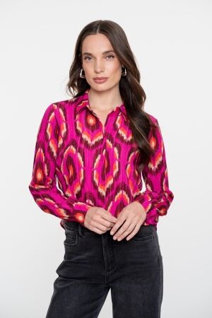 Geisha Blouse print 420 Pink