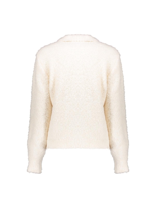 Geisha Cardigan with collar 10 Off white
