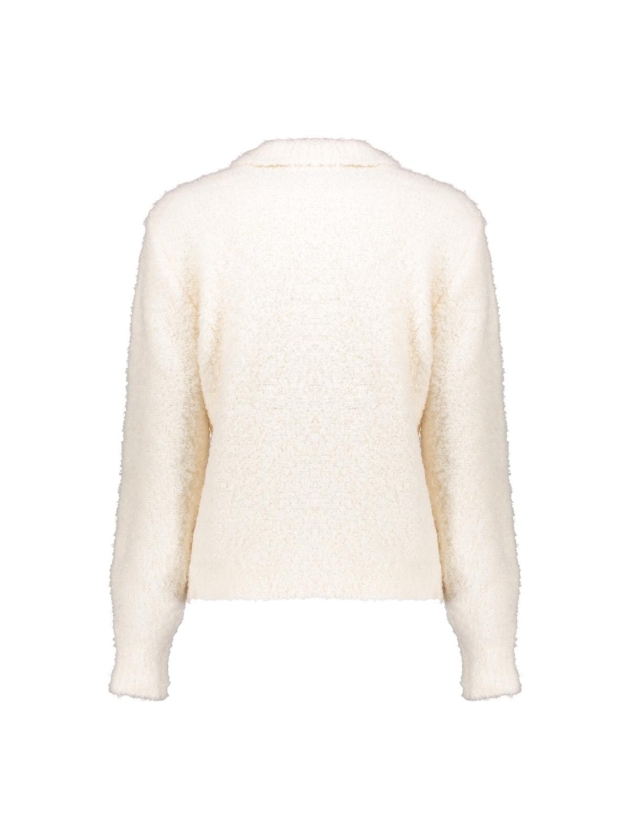 Geisha Cardigan with collar 10 Off white