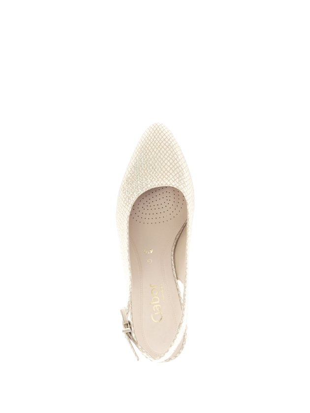 Gabor Flecht Met. 63 oat (gold)