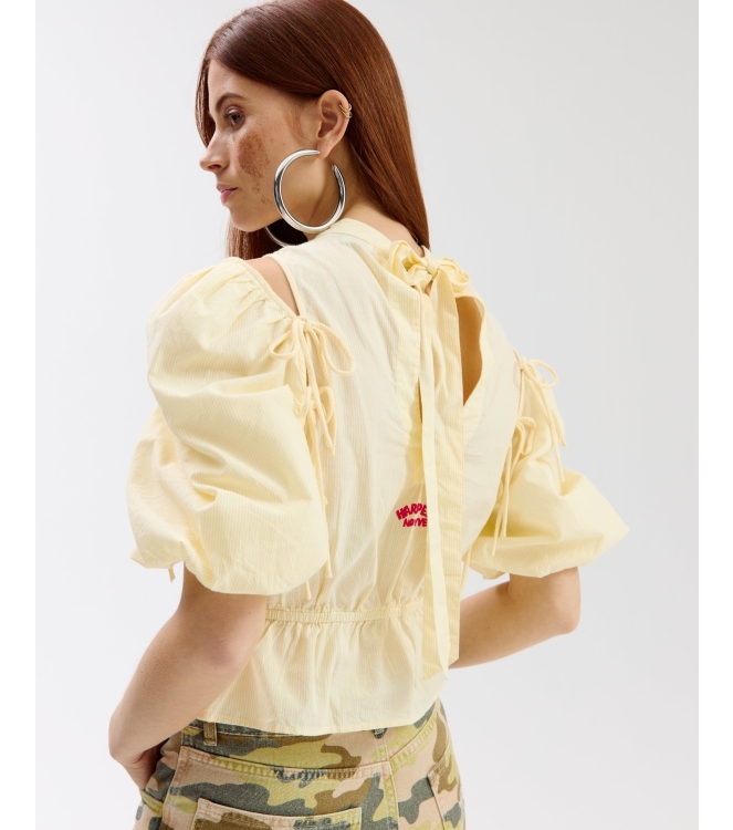 Harper and Yve JACEY-SS 717 yellow stripe