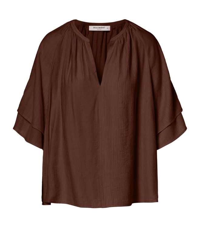 Beaumont GABRIELLA Blouse 2580 cacao bean