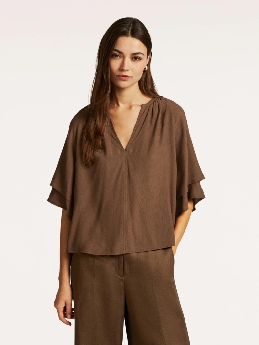 Beaumont GABRIELLA Blouse 2580 cacao bean