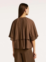 Beaumont GABRIELLA Blouse 2580 cacao bean