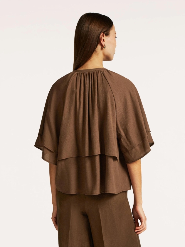 Beaumont GABRIELLA Blouse 2580 cacao bean