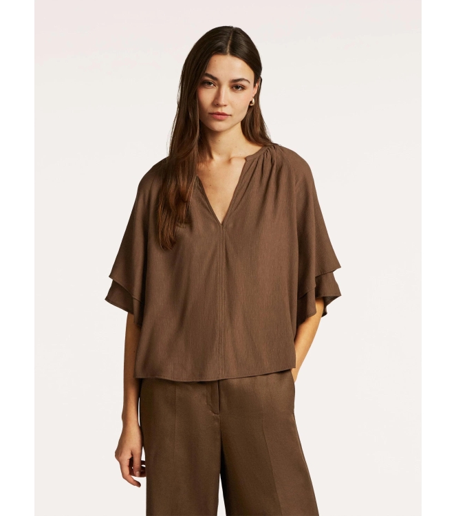Beaumont GABRIELLA Blouse 2580 cacao bean