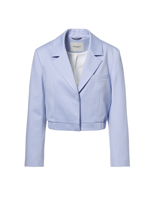 Beaumont DAGMAR Bomber 5471 heavenly blue melange