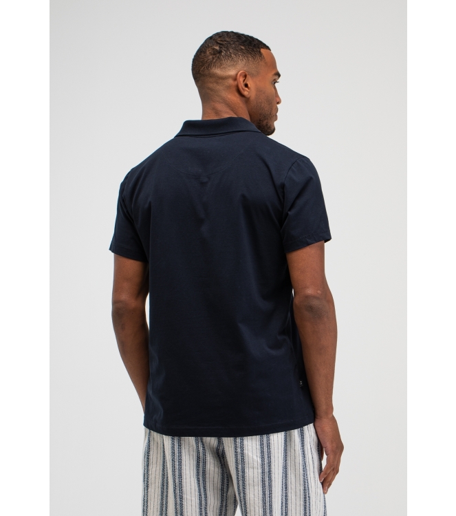 Butcher of Blue Alain Jersey Polo 890 alaska blue