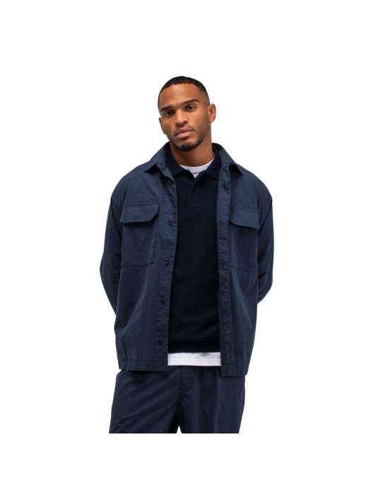 Butcher of Blue Dan Cotton Overshirt 890 alaska blue