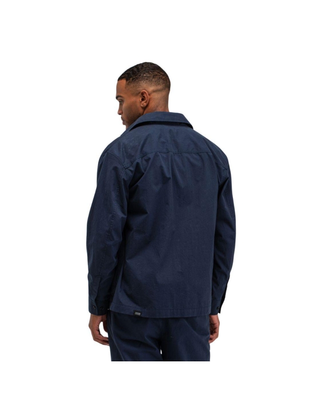 Butcher of Blue Dan Cotton Overshirt 890 alaska blue