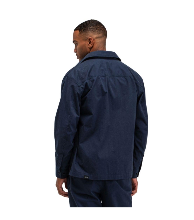 Butcher of Blue Dan Cotton Overshirt 890 alaska blue