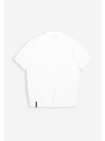 Butcher of Blue Boucle Knit Polo 112 titan white