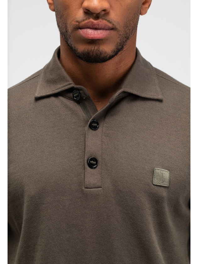 Butcher of Blue Clifden Co Polo SS 708 dk. granite green