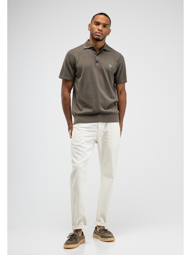 Butcher of Blue Clifden Co Polo SS 708 dk. granite green