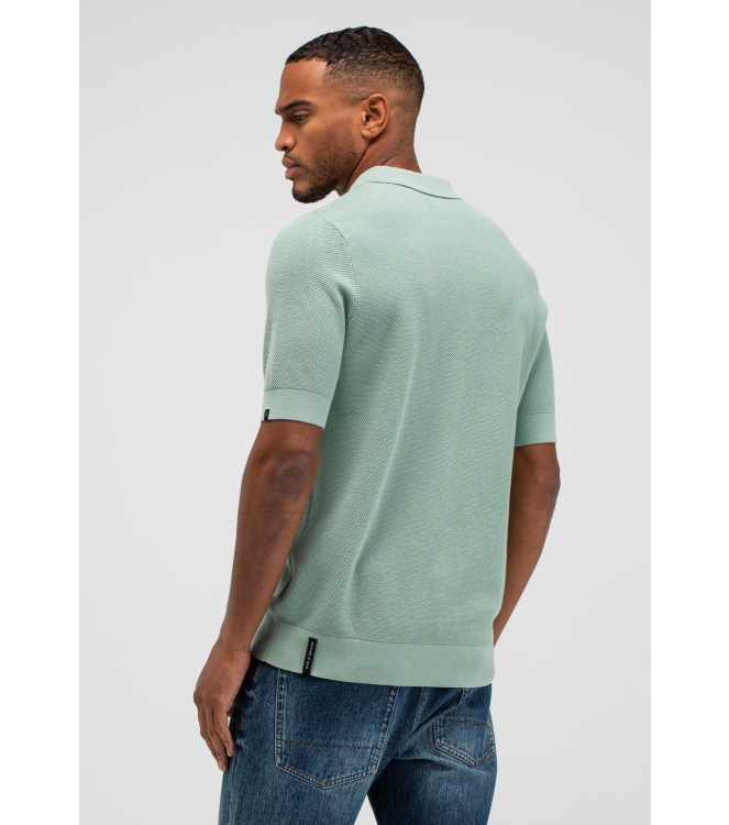 Butcher of Blue Ripley Knit Polo 118 inari green