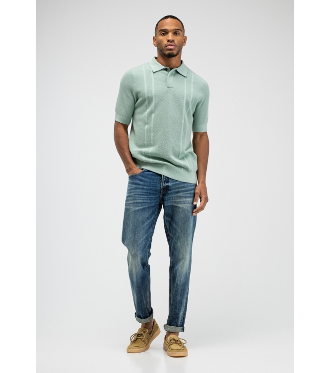 Butcher of Blue Ripley Knit Polo 118 inari green