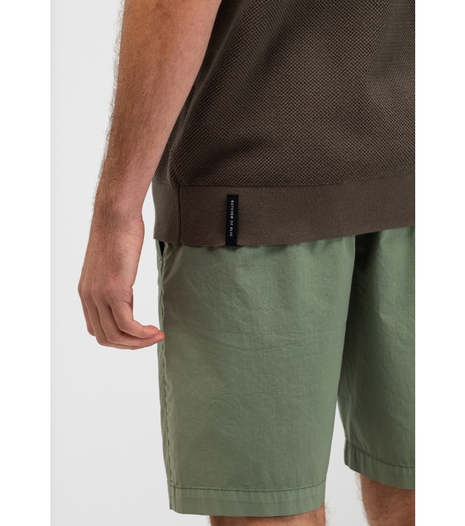 Butcher of Blue Ripley Knit Polo 708 dk. granite green