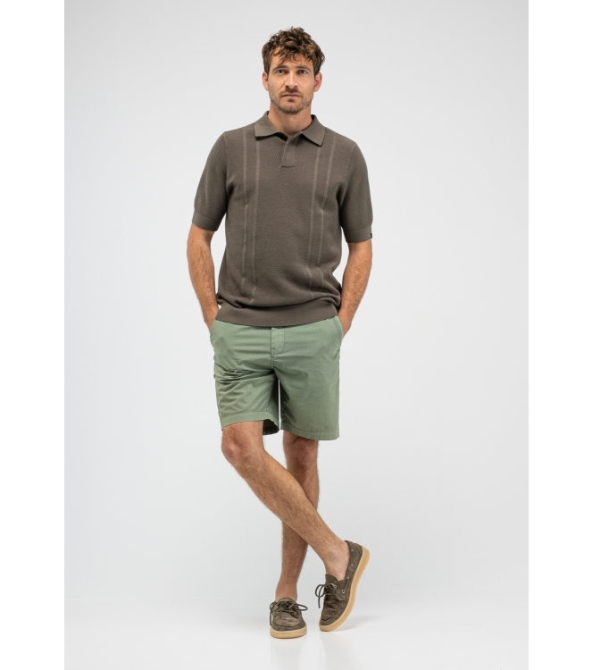 Butcher of Blue Ripley Knit Polo 708 dk. granite green