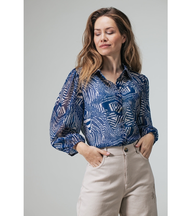 Label Dot Alexis 620 blauw multi