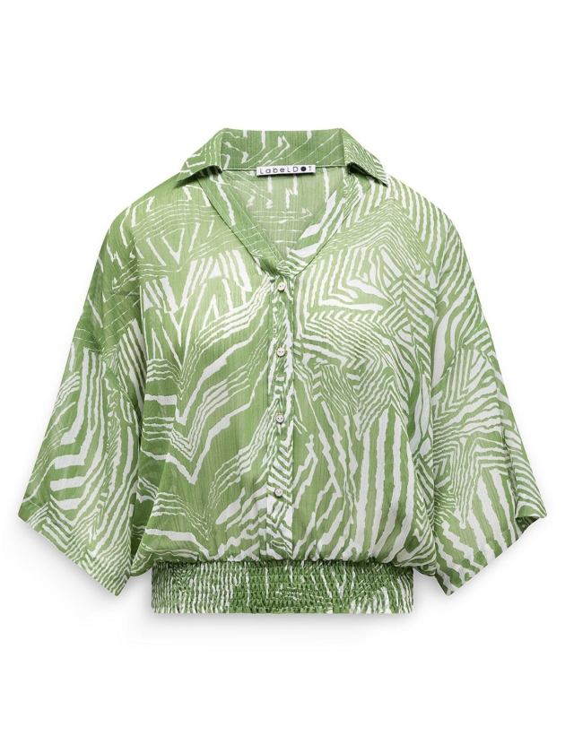 Label Dot Alexia 501 groen / wit