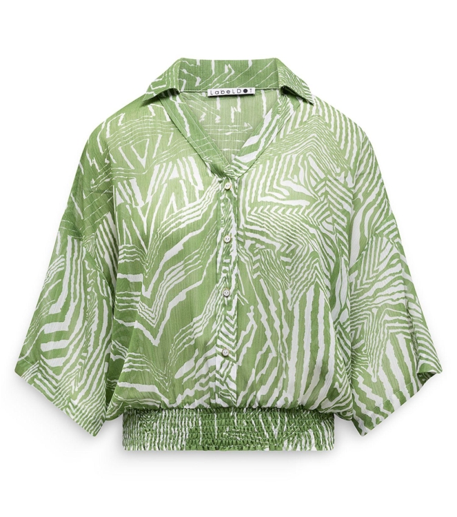 Label Dot Alexia 501 groen / wit