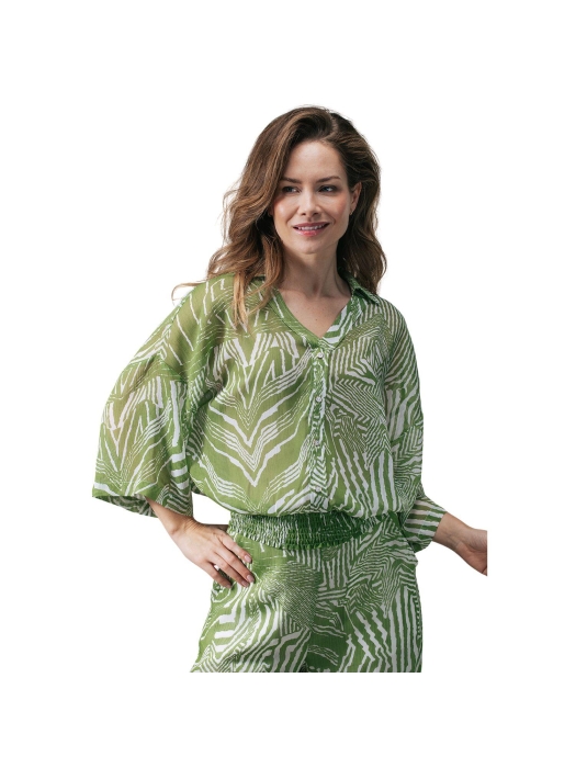 Label Dot Alexia 501 groen / wit