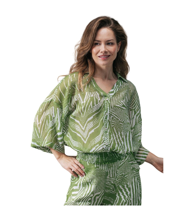 Label Dot Alexia 501 groen / wit