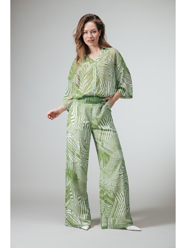 Label Dot Alexia 501 groen / wit