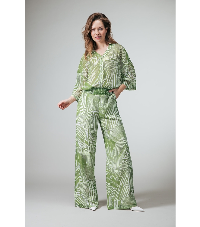 Label Dot Alexia 501 groen / wit