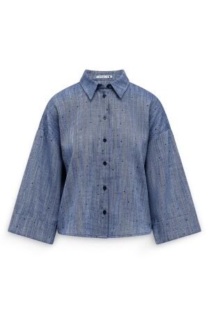 Label Dot Amber 629 donker blauw