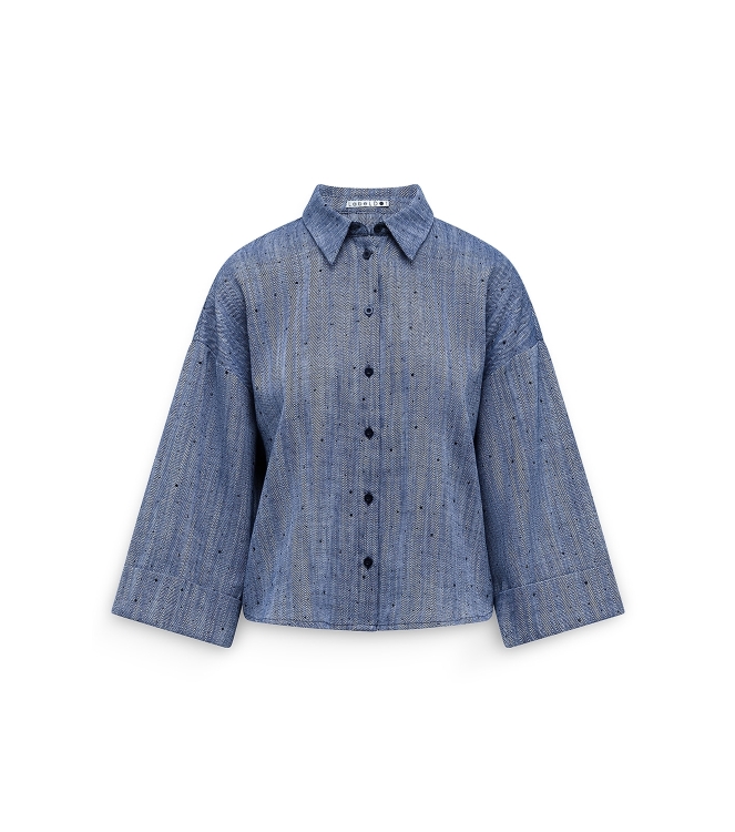 Label Dot Amber 629 donker blauw