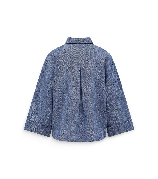 Label Dot Amber 629 donker blauw