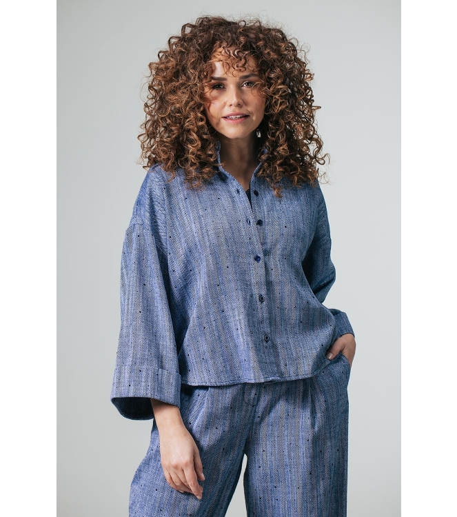 Label Dot Amber 629 donker blauw