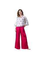 Label Dot Anita birds embro 150 wit multi