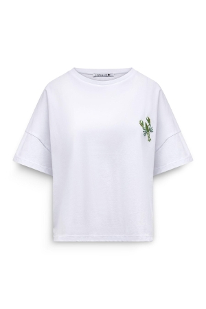 Label Dot Mara 501 groen / wit