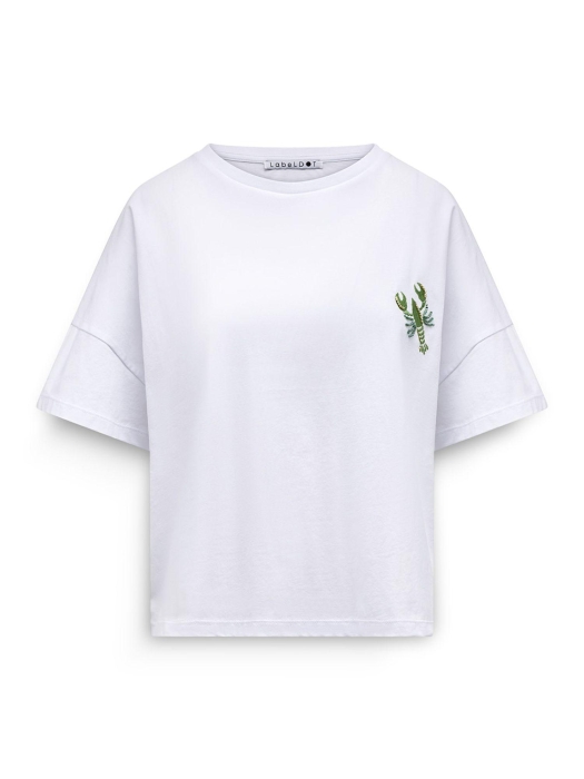 Label Dot Mara 501 groen / wit