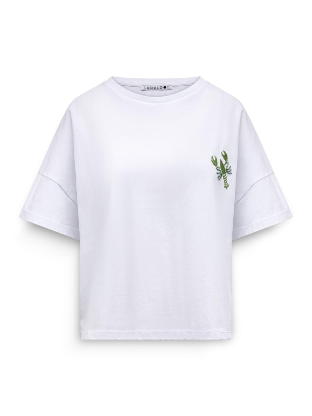 Label Dot Mara 501 groen / wit
