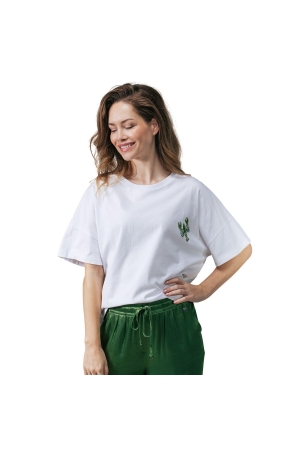 Label Dot Mara 501 groen / wit