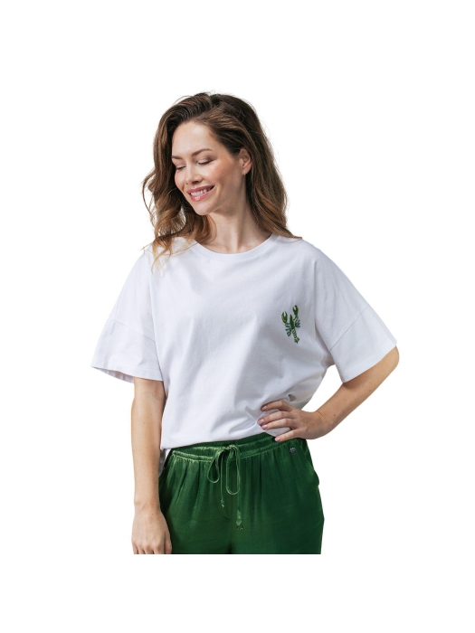 Label Dot Mara 501 groen / wit