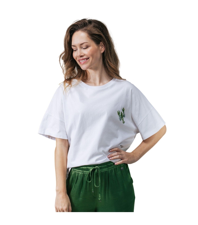 Label Dot Mara 501 groen / wit