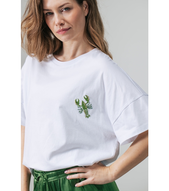 Label Dot Mara 501 groen / wit