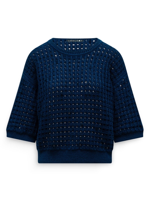 Label Dot Karen 629 donker blauw