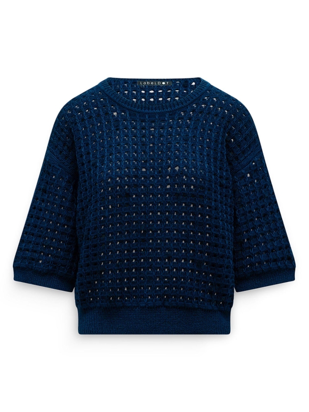 Label Dot Karen 629 donker blauw