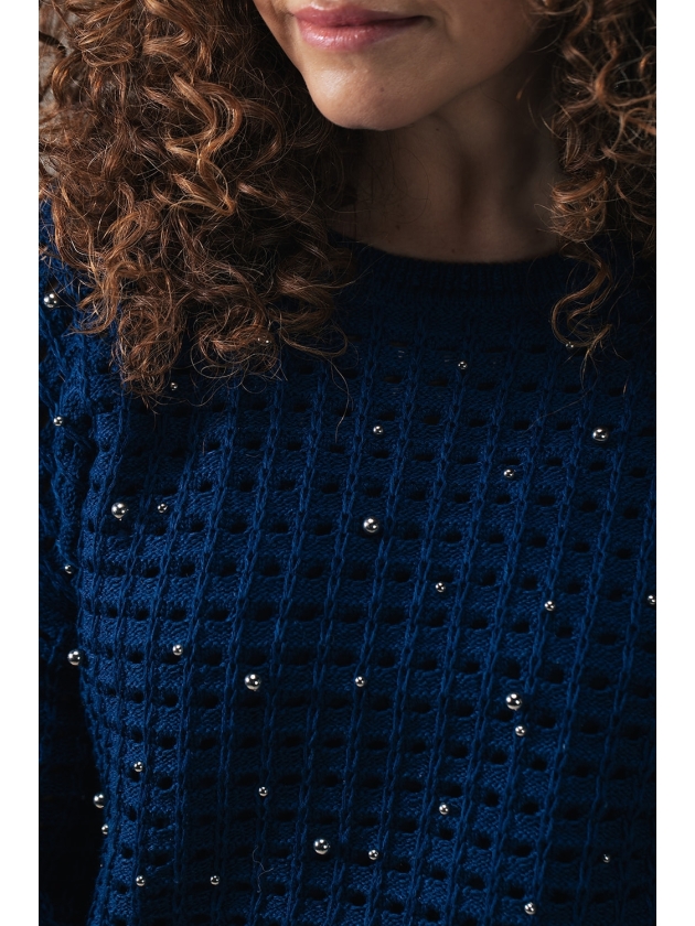 Label Dot Karen 629 donker blauw