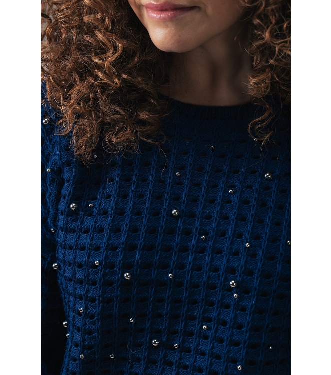 Label Dot Karen 629 donker blauw